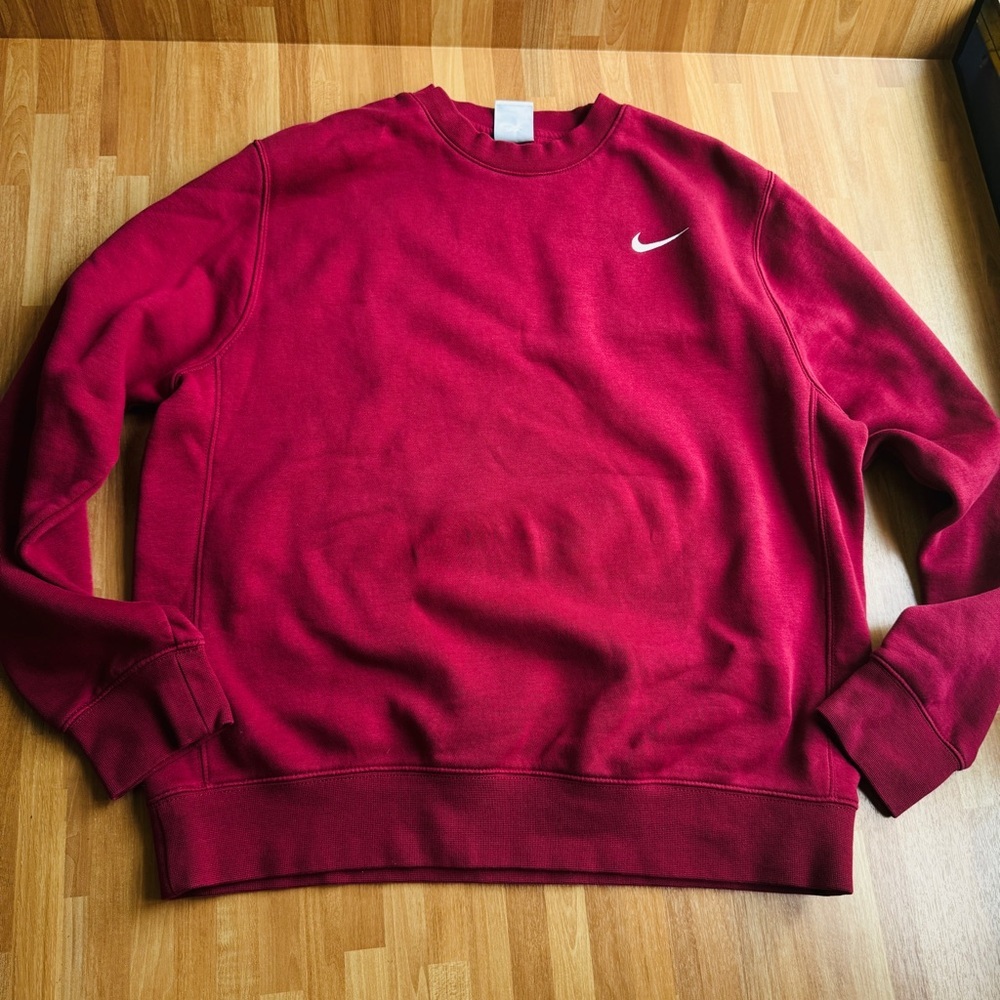 Nike unisex sweatshirt, burgundy size medium pullover